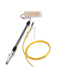 InlineRoller Compleet verpakt in kunstof box, incl. hogedrukslang 27 MPA, Diameter 4 MM, 7.5 meter. Verlenglans 0.5m. Verfrol 13 mm vachtlengte