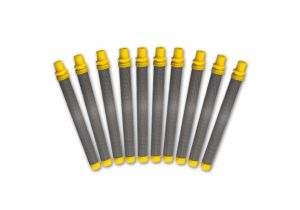 Set Pistoolfilters Geel, 100Mesh, 0,014mm, 10st