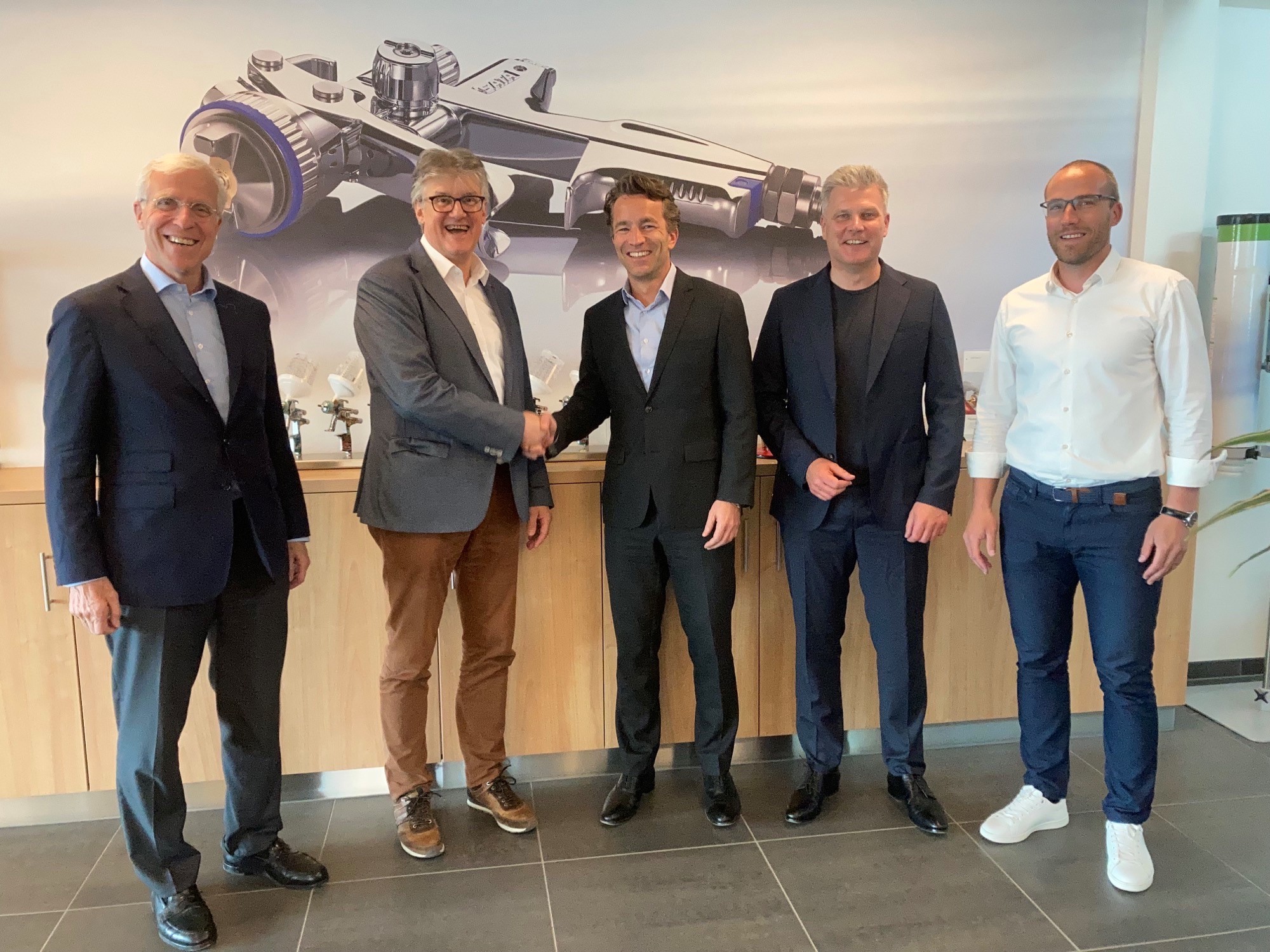 Albrecht kruse, Danny vanlerberghe, Florian Kaiser, Jörg Göttling and Johannes Bex